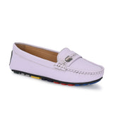 Lavender Slip-On Women Loafers 