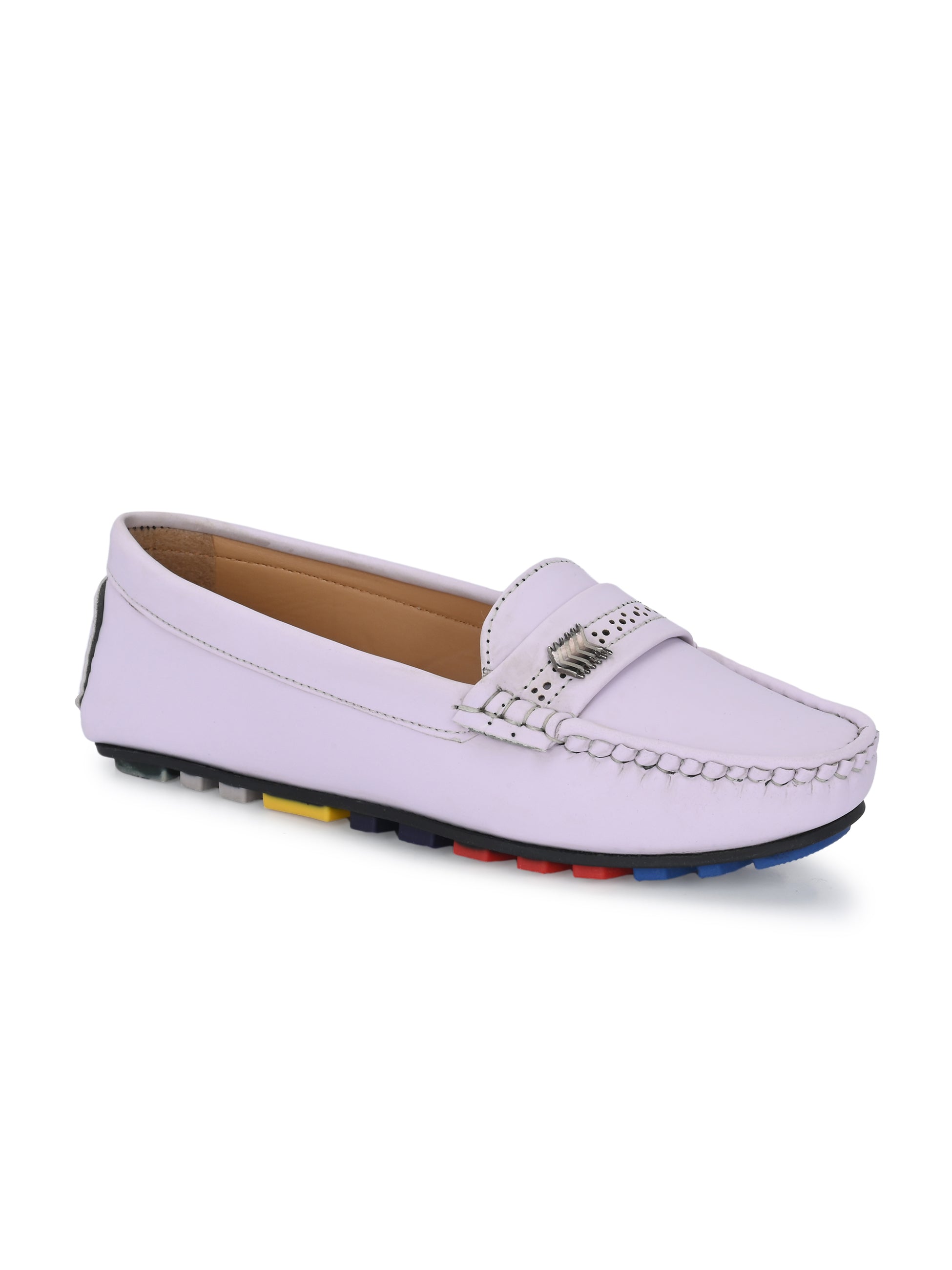 Lavender Slip-On Women Loafers 