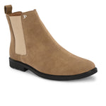 A image of Dark Beige Sovereign Boot with white background