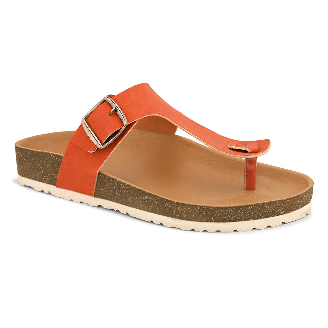 Women Synthetic Open Toe Flats