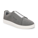 Grey colour Men's casual slip-on sneakers