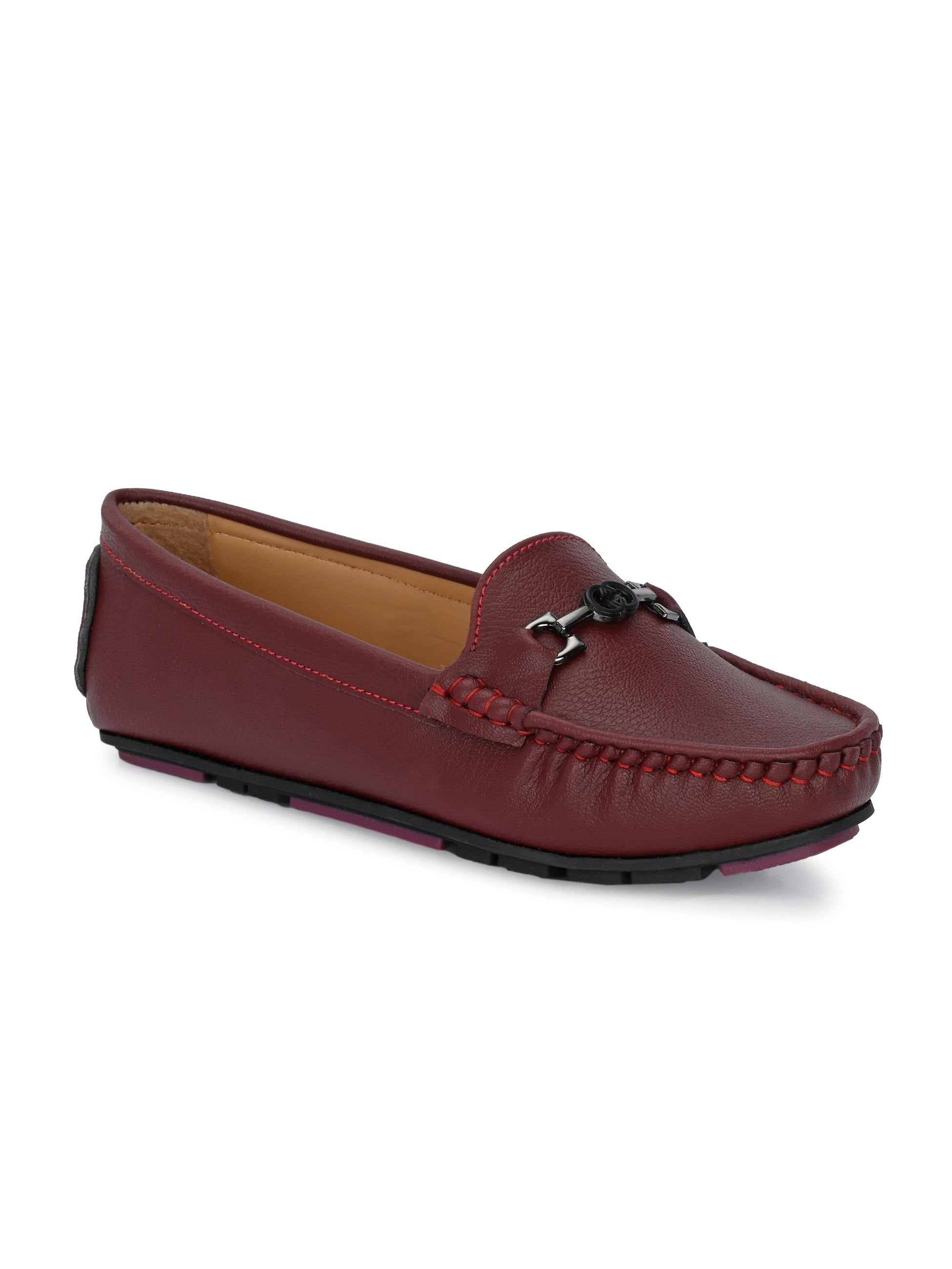 Classic Red Slip-On Loafers