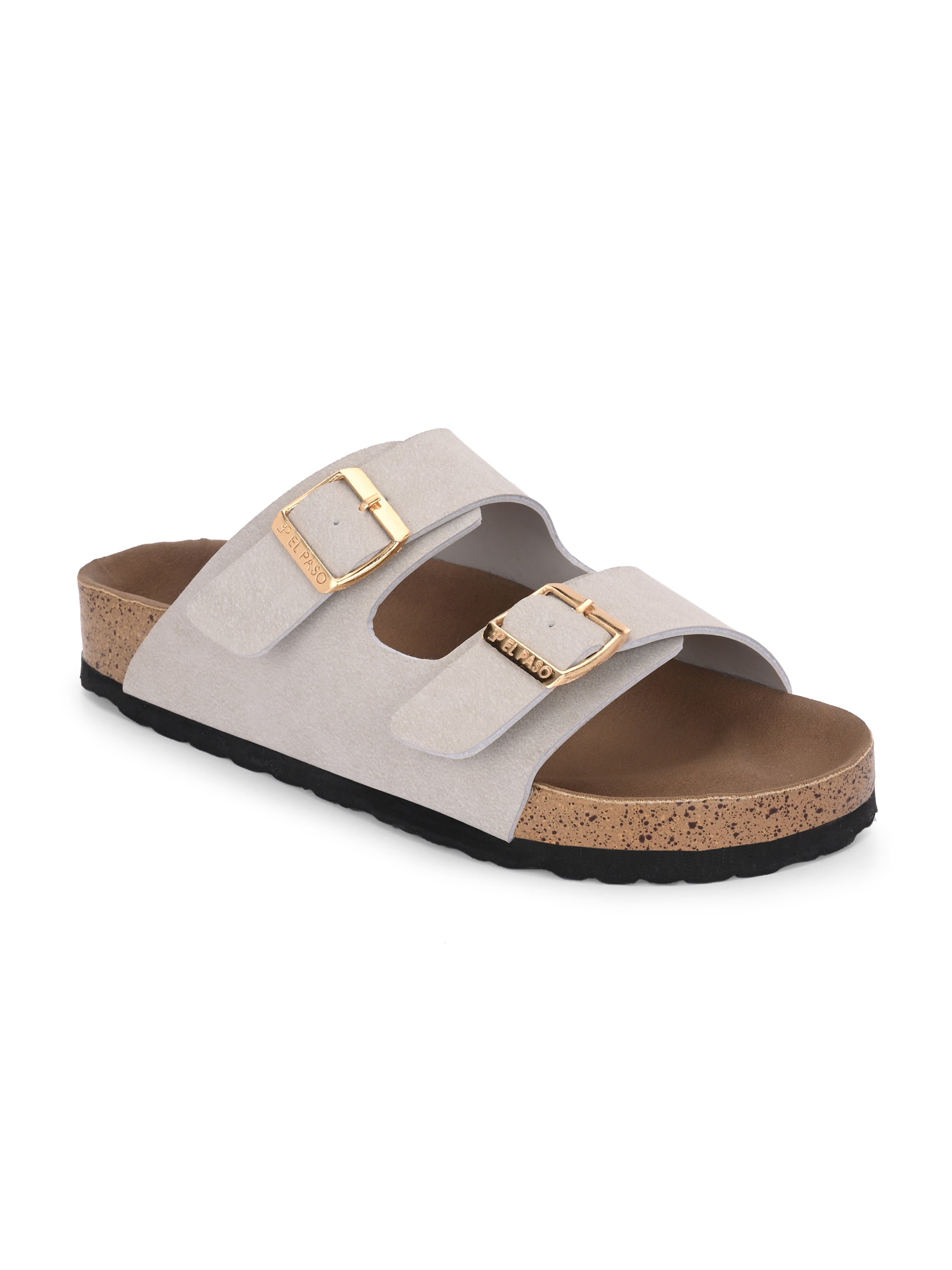 Women's casual flat heel buckle strap sandal