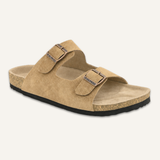Sandstone Leather with Buckle Sandal For Men