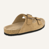 Sandstone Leather with Buckle Sandal For Men