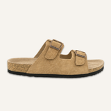 Sandstone Leather with Buckle Sandal For Men
