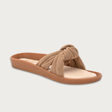 Open Toe Flats With Bow For Women