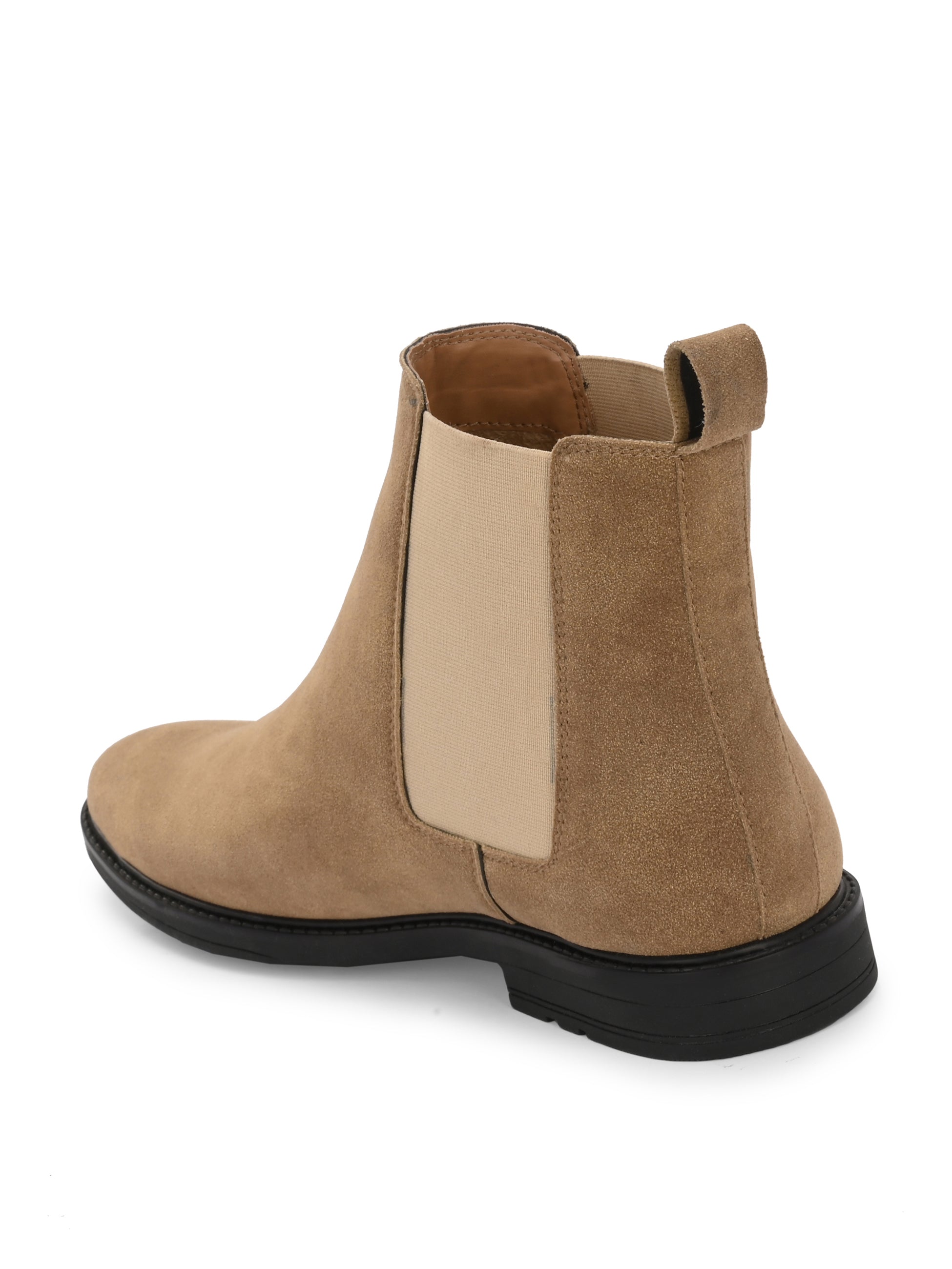 A image of Dark Beige Sovereign Boot with white background