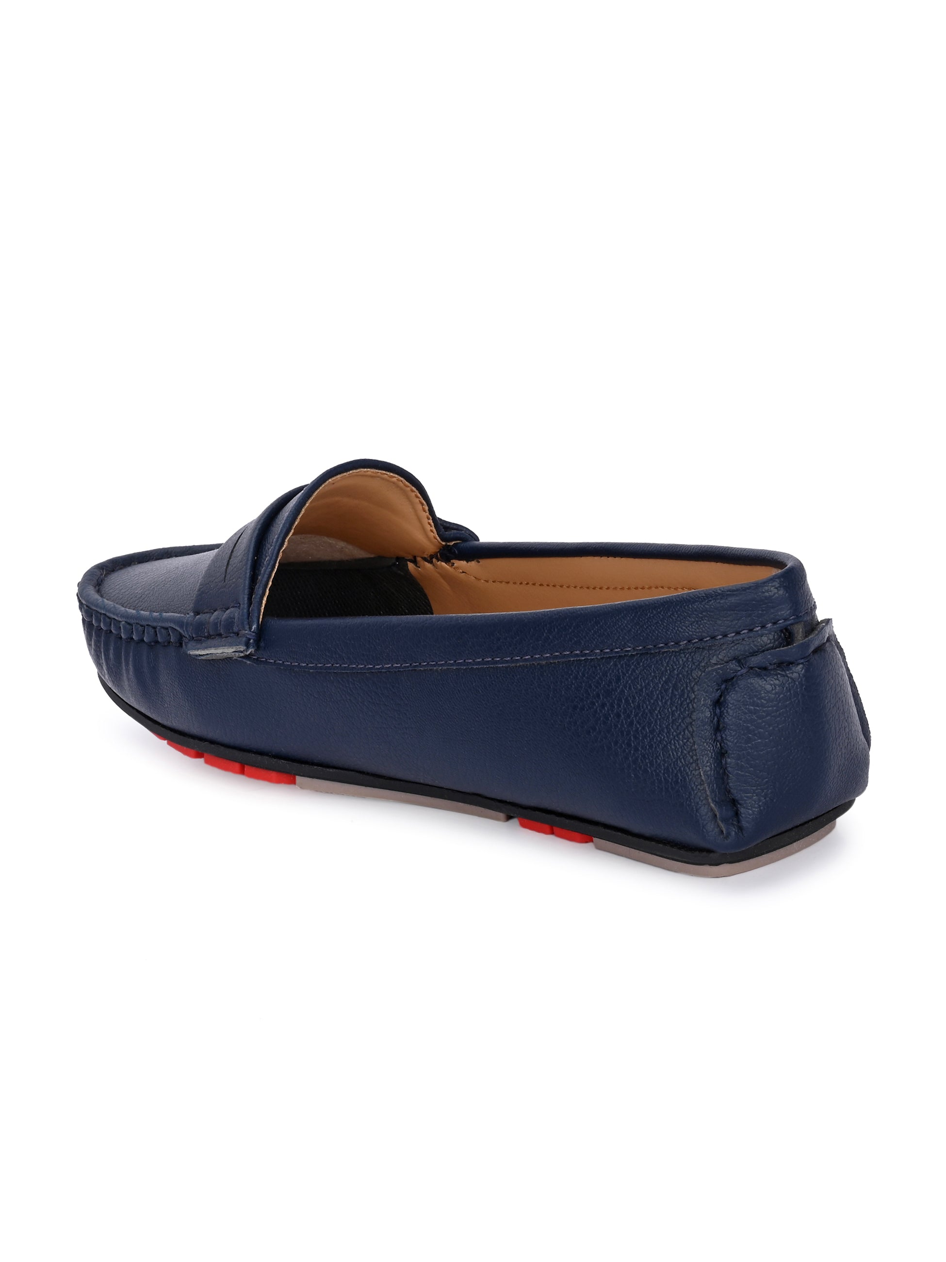 Navy Blue Slip-On Women Loafers