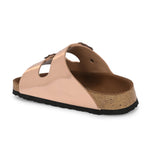 Women's casual flat heel buckle strap sandal