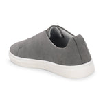 Grey colour Men's casual slip-on sneakers