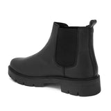 Matte Black Block Heel Boots