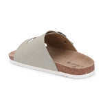 Men's casual sandals with slip-on style and buckle strap