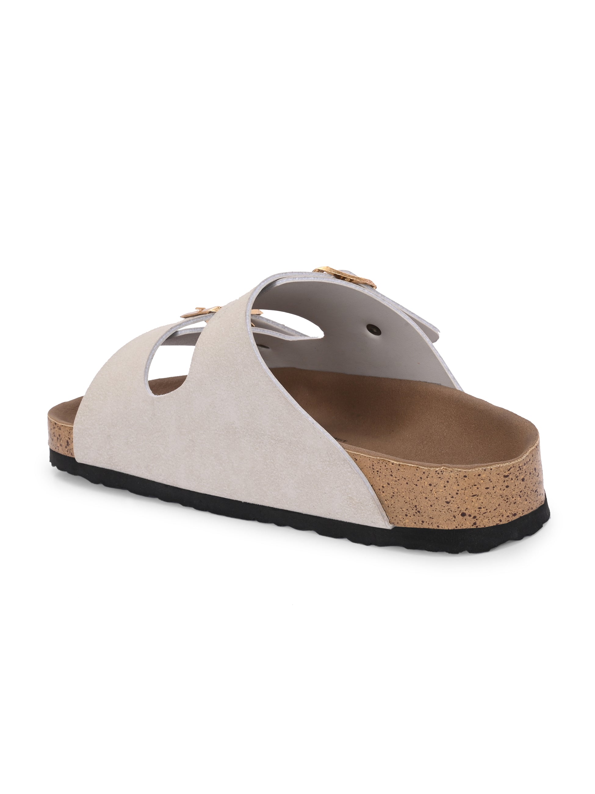 Women's casual flat heel buckle strap sandal