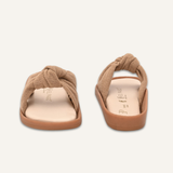 Open Toe Flats With Bow For Women