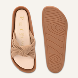 Open Toe Flats With Bow For Women