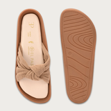 Open Toe Flats With Bow For Women