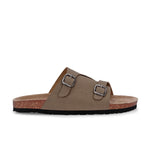 Men's casual sandals with slip-on style and buckle strap