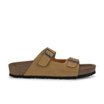 Men's casual flat heel buckle strap sandal