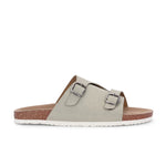 Men's casual sandals with slip-on style and buckle strap