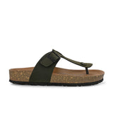 Olive Men's casual slip-on closure sandal