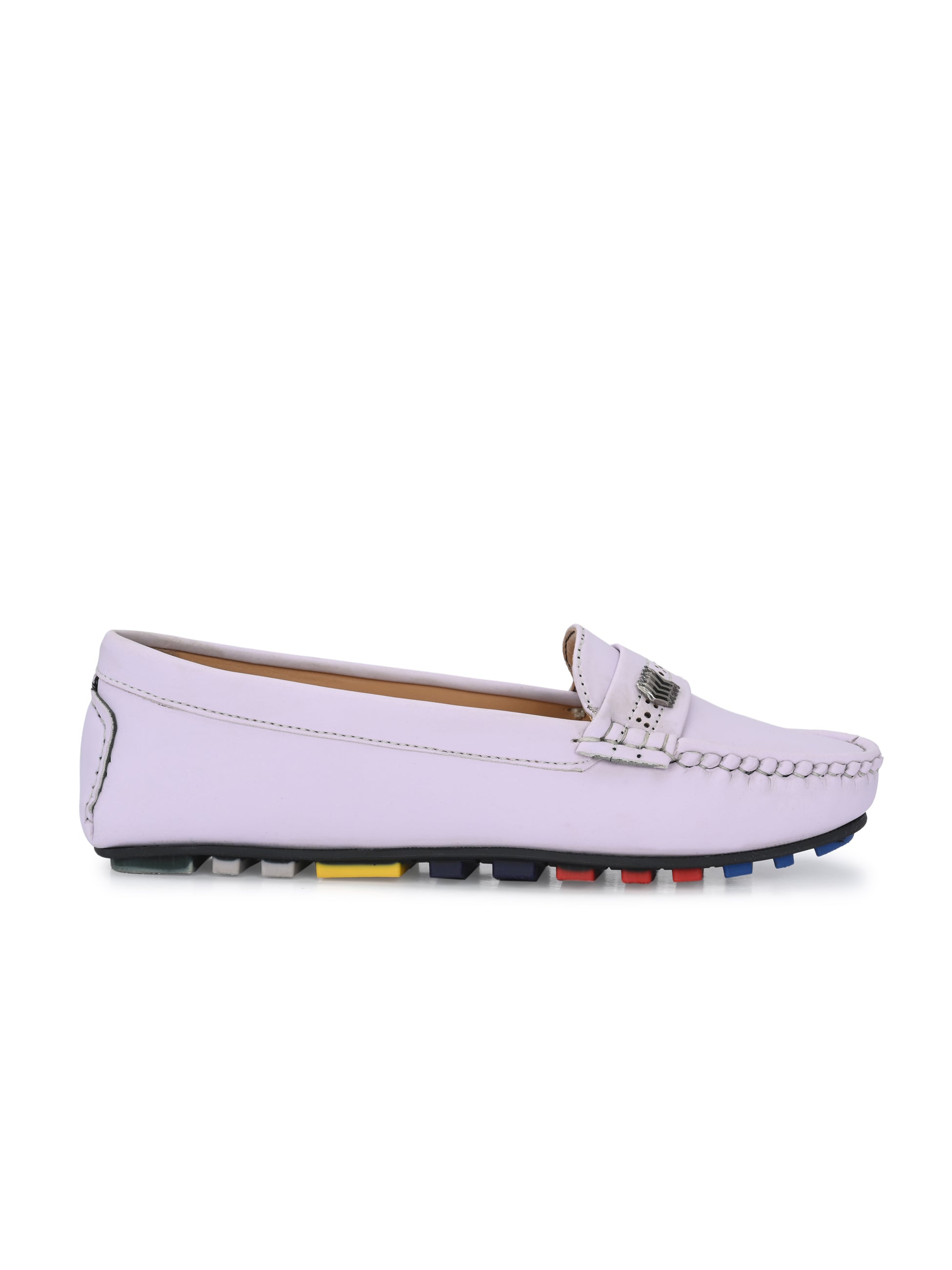 Lavender Slip-On Women Loafers 