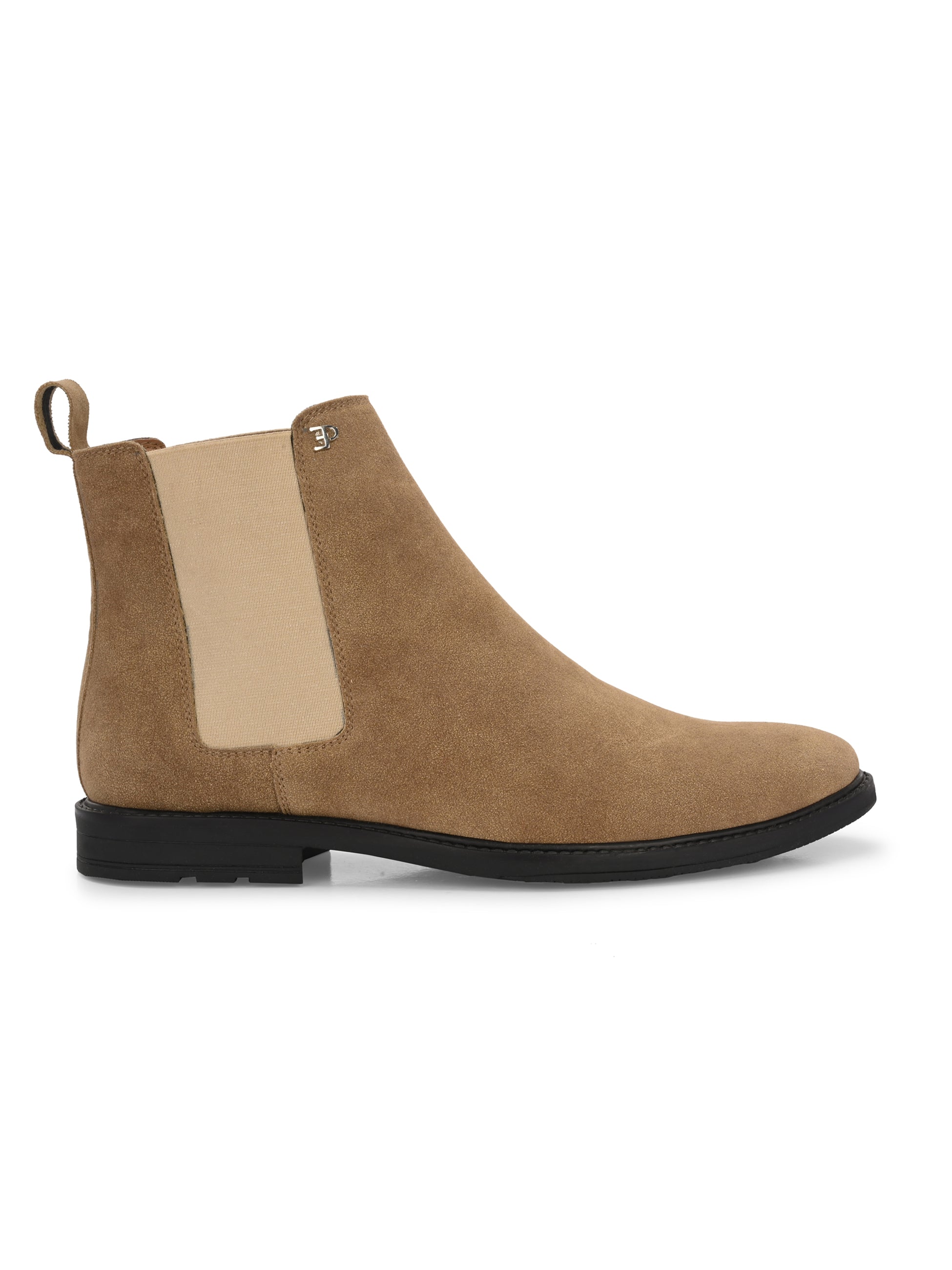 A image of Dark Beige Sovereign Boot with white background