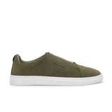 Olive colour Men's casual slip-on sneakers