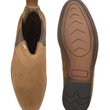 A image of elpaso Beige Sovereign Boots with white background