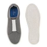 Grey colour Men's casual slip-on sneakers