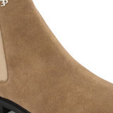 A image of Dark Beige Sovereign Boot with white background