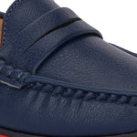 Navy Blue Slip-On Women Loafers