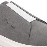 Grey colour Men's casual slip-on sneakers