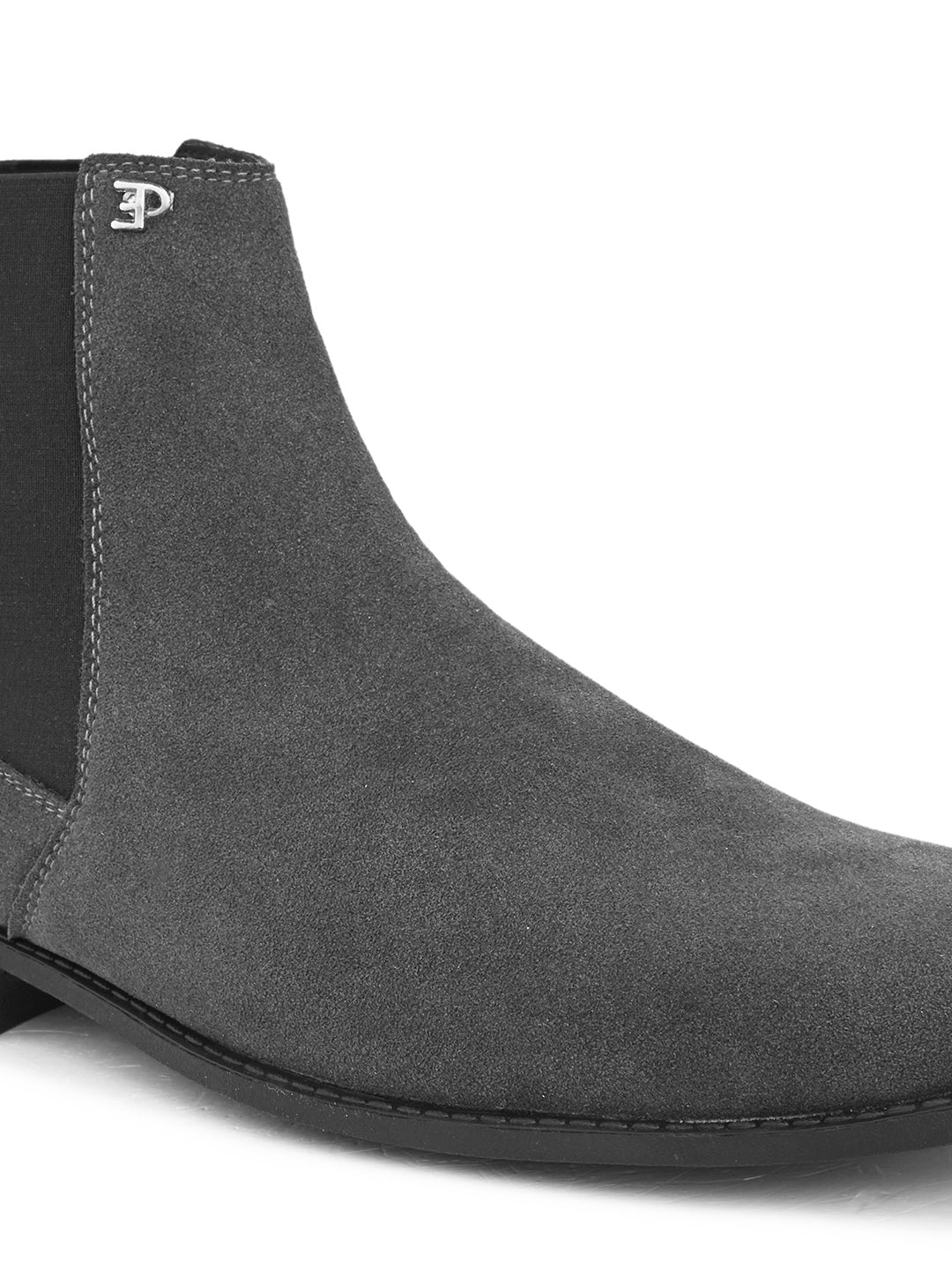 A image of elpaso grey Boot with white background