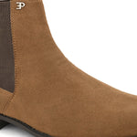 A image of elpaso Beige Sovereign Boot with white background