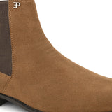 A image of elpaso Beige Sovereign Boot with white background