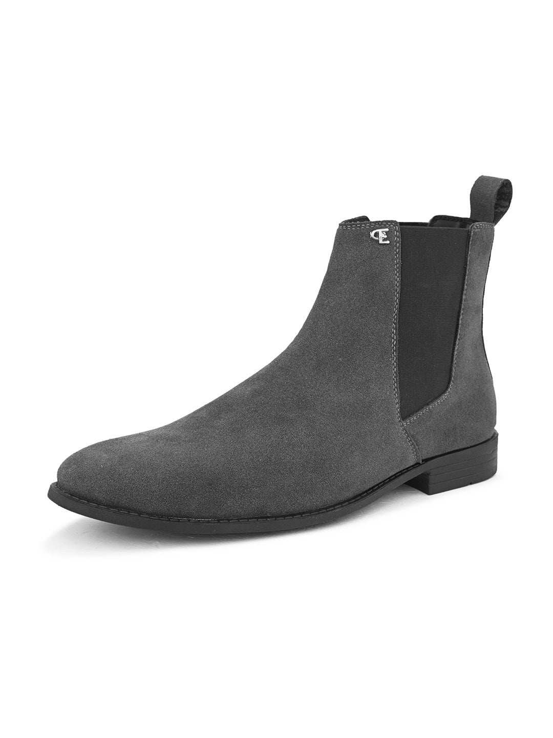 A image of elpaso grey Boot with white background