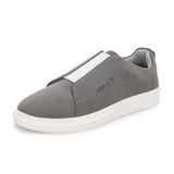 Grey colour Men's casual slip-on sneakers