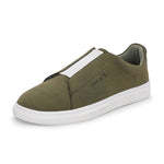 Olive colour Men's casual slip-on sneakers