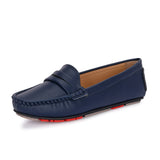 Navy Blue Slip-On Women Loafers