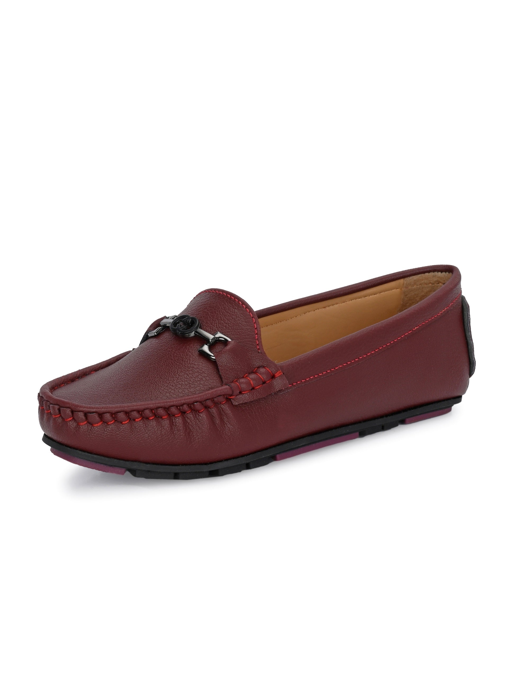 Classic Red Slip-On Loafers