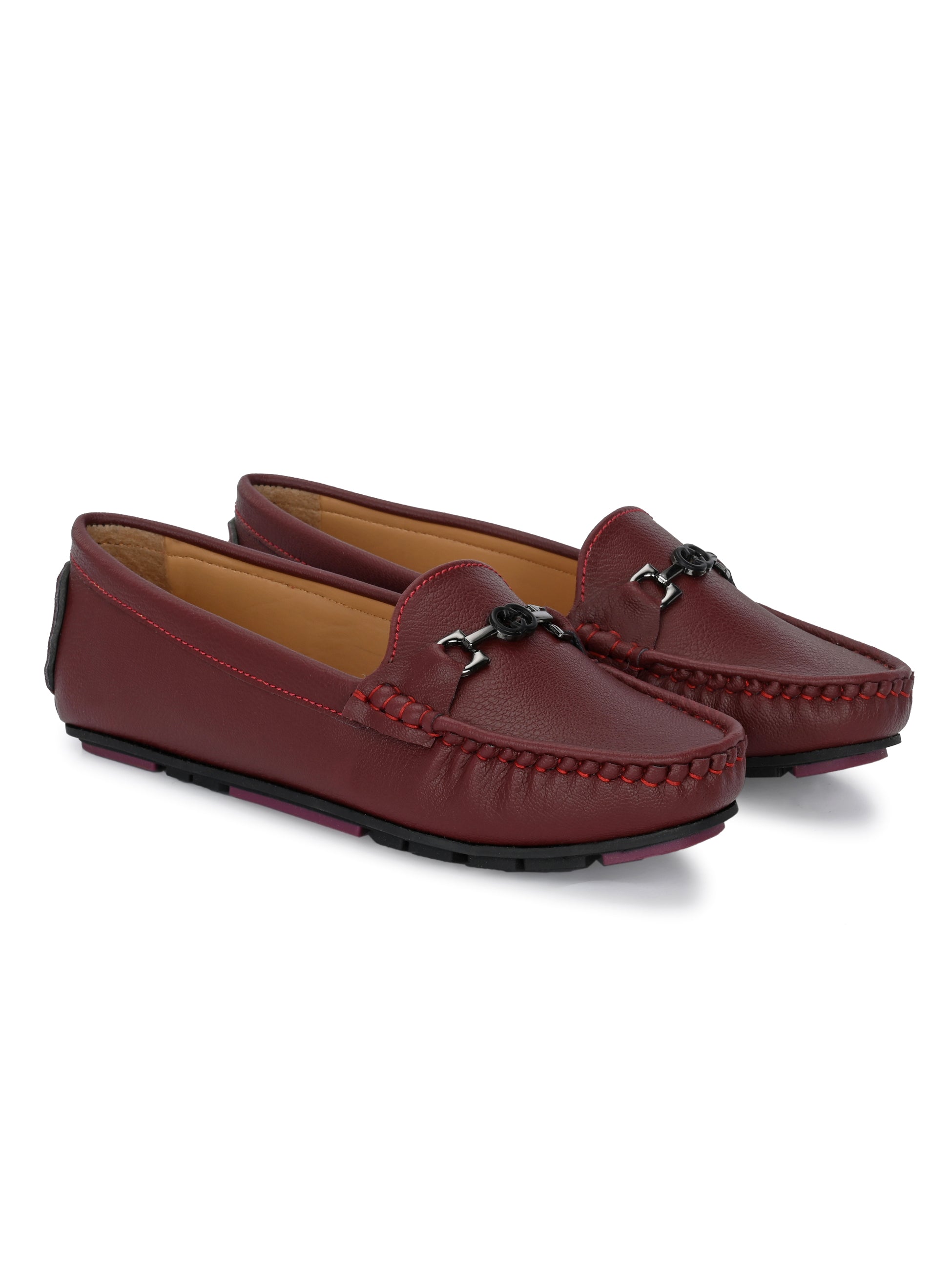 Classic Red Slip-On Loafers