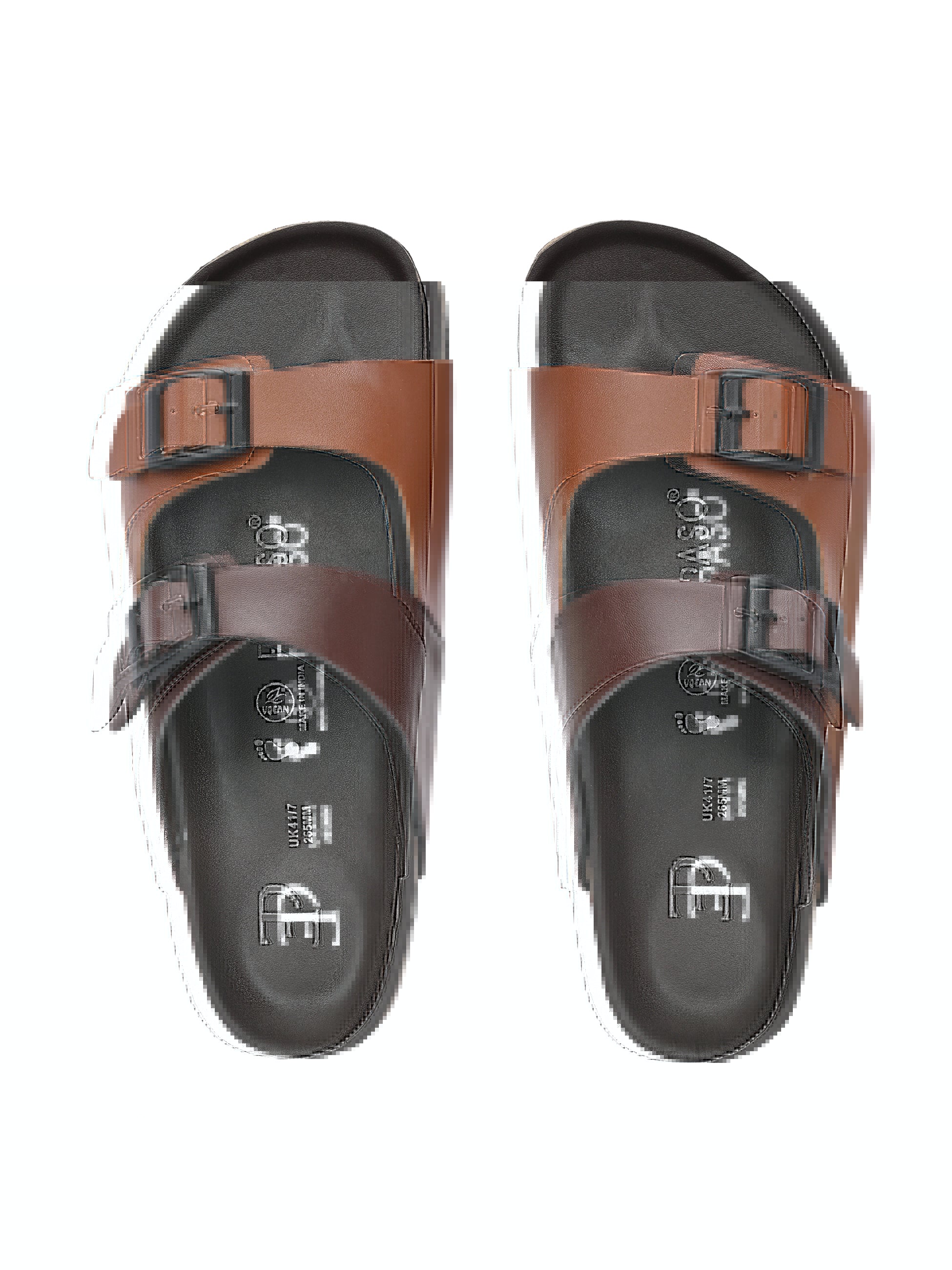 Elegant Sandstone Leather Slip-On Sandal - El Paso Fashion