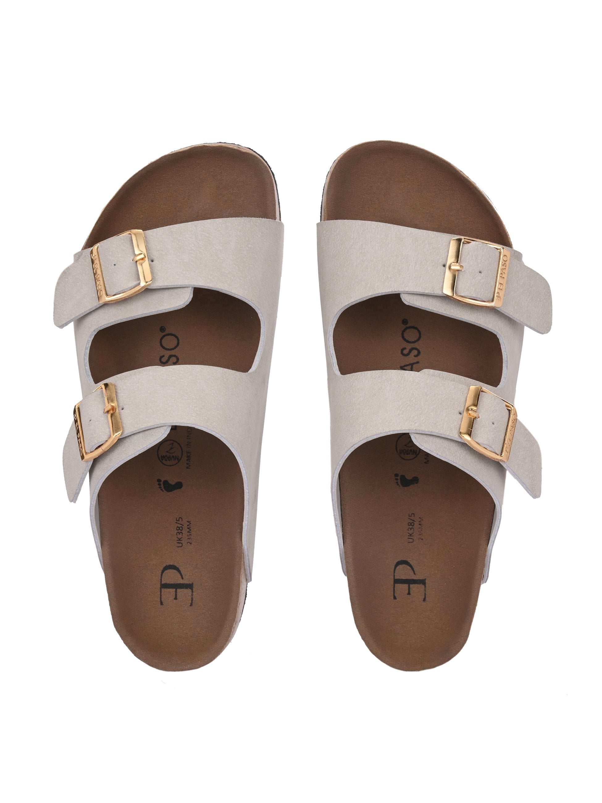 Women's casual flat heel buckle strap sandal