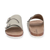 Men's casual sandals with slip-on style and buckle strap