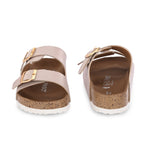 Light Pink Women's casual flat heel buckle strap sandal