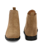 A image of Dark Beige Sovereign Boots with white background