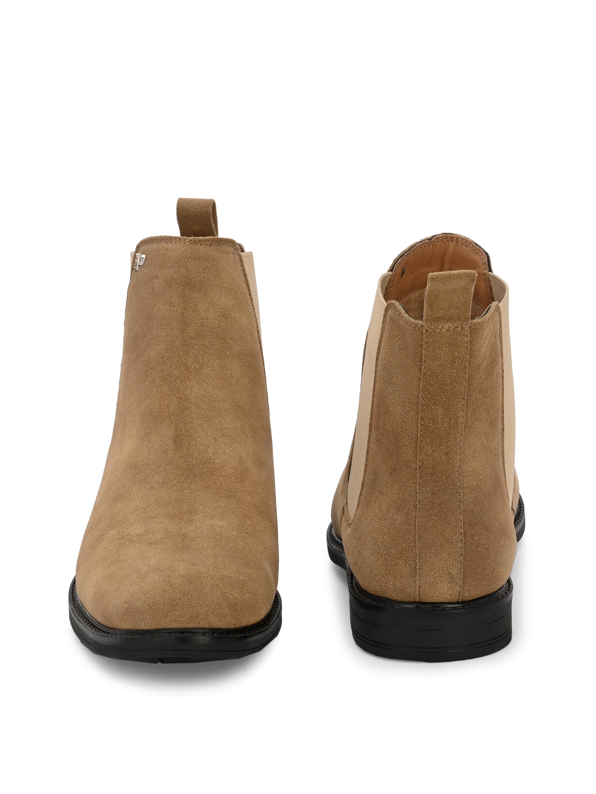 A image of Dark Beige Sovereign Boots with white background