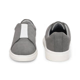 Grey colour Men's casual slip-on sneakers