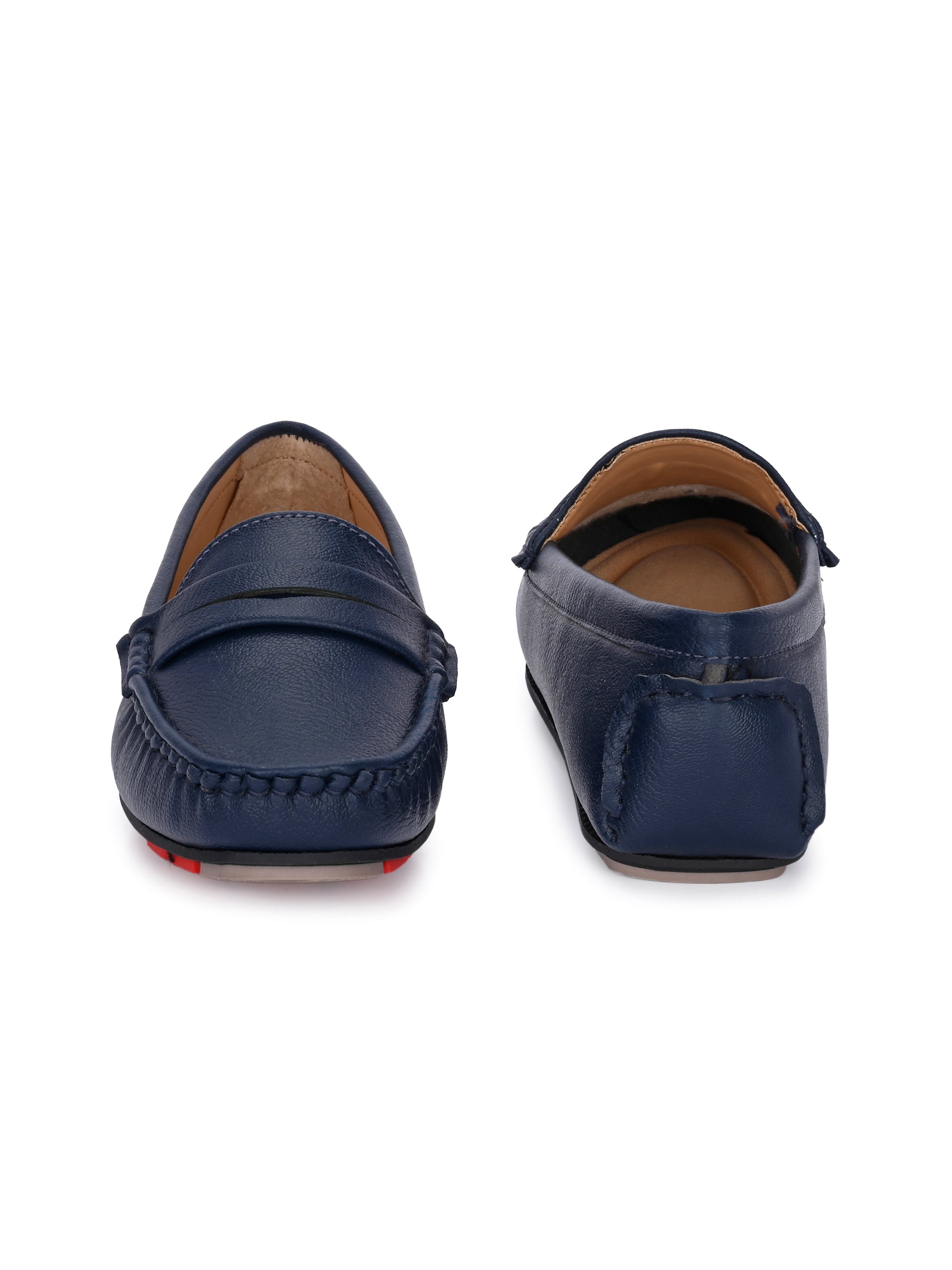 Navy Blue Slip-On Women Loafers